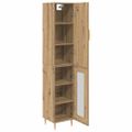vidaXL Highboard 2 ks Remeselný dub 34,5 x 34 x 180 cm