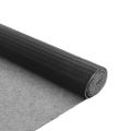 vidaXL Koberec obdĺžnikový sivý 80x200 cm bambus