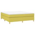 vidaXL Boxspring posteľ s matracom zelená 180x200 cm látka