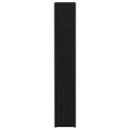 vidaXL Skrinky na CD 2 ks, čierne dub 21x16x93,5 cm, kompozitné drevo