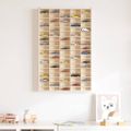 vidaXL Drevená zberateľská vitrína s 90 priehradkami 50,5 x 4,5 x 79 cm