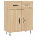 vidaXL Vysoká skrinka dub sonoma 69,5x34x180 cm spracované drevo