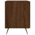 vidaXL Nočný stolík hnedý dub 40x35x47,5 cm kompozitné drevo