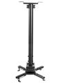 Neomounts  CL25-540BL1 / Projector Ceiling Mount (height adjustable: 60-90 cm) / Black Držák, pro projektor, stropní, nosnost 35kg, nastavení výšky 60,5–90,5cm, šíre projektoru až 470mm, ocel, cerný
