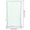vidaXL Sieť na prívesný vozík s elastickým lanom, zelená 4,5x2,5 m, PP