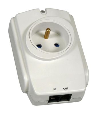 EMOS P53893 přepěťová ochrana 1 zásuvka + RJ45