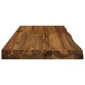 vidaXL Obdĺžnikový stôl 90 x 50 x 3,5 cm Obdĺžnikový Prírodná