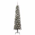 vidaXL Umelý vianočný stromček Zelená 180 cm PVC, plast a oceľ