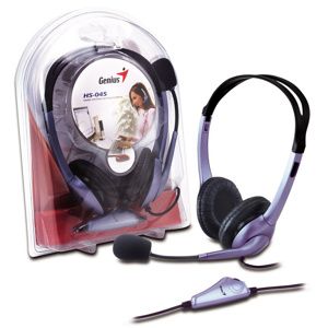 Slúchadlá s mikrofónom Genius HS-04S