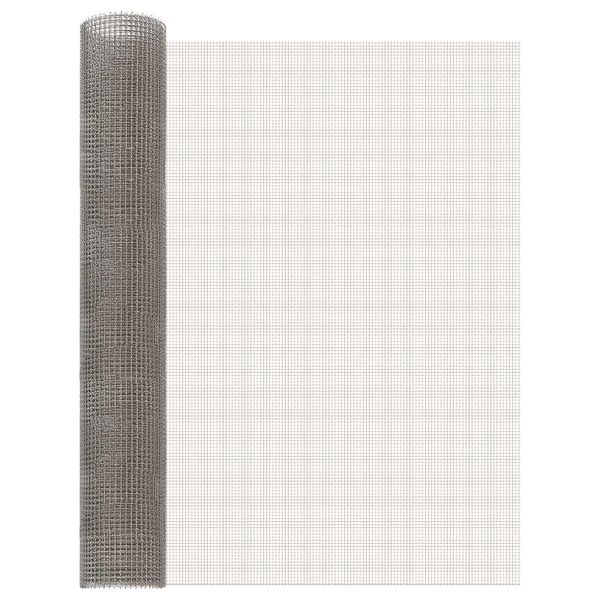 vidaXL Sieťová obrazovka 80 x 1000 cm 3 Mesh Nerezová oceľ 201