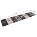 vidaXL Kuchynský koberec prateľný hviezdičkový dizajn 60x300 cm