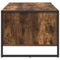 vidaXL Konferenčný stolík Dymová dub 80 x 50 x 40 cm Kompozitné drevo