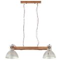vidaXL Industriálna závesná lampa 25 W strieborná 109 cm E27
