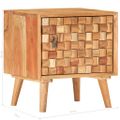 vidaXL Nočný stolík 42x35x45 cm akáciový masív