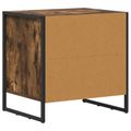 vidaXL Nočný stolík 2 ks Dymová dub 50 x 39.5 x 50 cm Kompozitné drevo