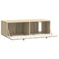 vidaXL Nástenná TV skrinka Dub sonoma 98 x 41 x 30 cm Kompozitné drevo
