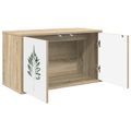 vidaXL Nástenný TV kabinet HANAU 69 x 33 x 40 cm Dub sonoma