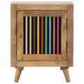 vidaXL Nočný stolík 40x30x50 cm, mangový masív