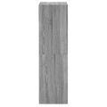 vidaXL Botník sivý dub sonoma 60x34x116 cm spracované drevo