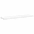 vidaXL Plávajúce nástenné police 2 ks, biele 90x23,5x3,8 cm, MDF