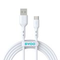 Kábel BWOO USB - USB-C 1m 3A biely BO-X172C