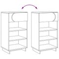 vidaXL Skriňa na topánky 48 x 38 x 87,5 cm Kompozitné drevo