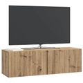 vidaXL Nástenná TV skrinka 98 x 31 x 30 cm Dub artisan