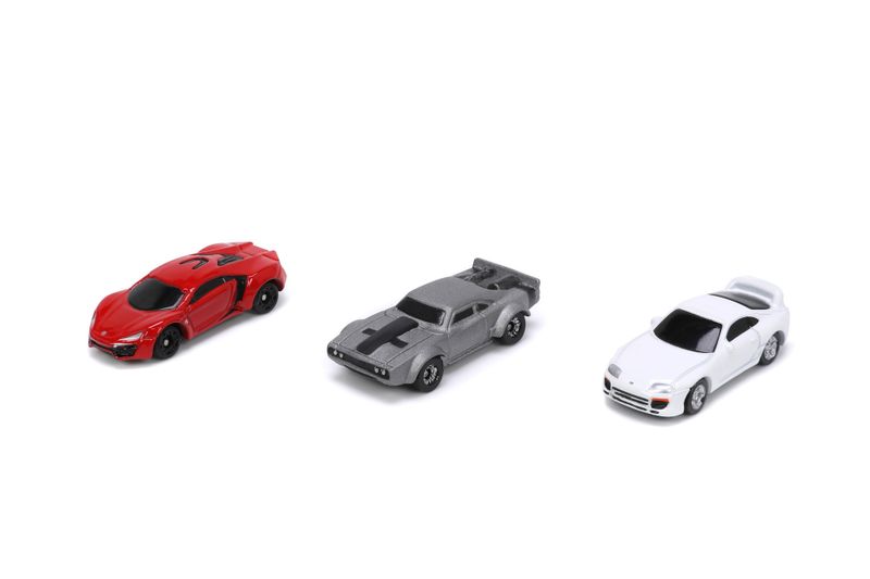 Rýchlo a zbesilo set 3 aut Nano Cars