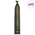vidaXL Vrecia s pieskom 25 ks Tmavozelená 120 x 27 cm HDPE