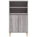vidaXL Vysoká skrinka sivý dub sonoma 60x36x110 cm spracované drevo