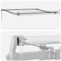 vidaXL Automaticky zaťahovacia markíza s LED burgundská 500x300 cm