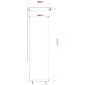 vidaXL Vonkajšia zatemňovacia roleta krémová 65 (Š) x 230 (V) cm HDPE