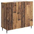 vidaXL Servírovacia skriňa Staré drevo 89 x 34,5 x 82 cm