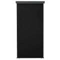 vidaXL Bočná markíza na balkón 125x250 cm, čierna