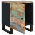 vidaXL Nočný stolík 40x33x46 cm masívne recyklované drevo