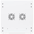 Ubiquiti UniFi 12U Rack Cabinet Wall 600 Glass - Nástěnný rozvaděč, výška 12U, ventilátory, prosklené dveře Racková skrín, 12U, nástenná montáž, prosklené dvere, vestavené ventilátory, uzamykatelná, nosnost 80 kg, bílá