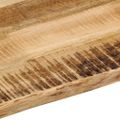 vidaXL Stolová doska živá hrana 70x60x2,5 cm masívny surový mangovník