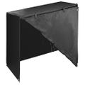 vidaXL Kryty na hojdaciu lavicu 2ks 8očiek 125x90x135/165cm polyetylén