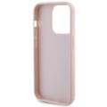 Obal Guess pre iPhone 15 Pro Max 6,7" GUHCP15XPSQSQSP ružový HC PU prešívané kovové logo