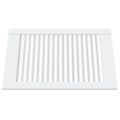 vidaXL Lamelové dvierka na skrinku 2 ks, biele 61,5x39,4 cm , borovica