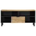 VidaXL TV skrinka Hnedá 100x33x46 cm Masívne drevo Mango