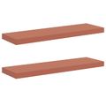 vidaXL Stenná polica Nástenná montáž 2 ks Červená 90 x 23,5 x 3,8 cm
