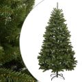 vidaXL Umelý výklopný vianočný stromček so stojanom zelený 240 cm