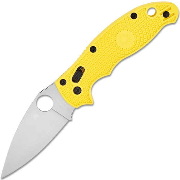 Spyderco C101PYL2 MANIX 2 Salt Yellow vreckový nôž 8,6 cm, Satin, žltá, FRN