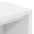 vidaXL Štúdiový stôl Biela 110 x 36 x 19,5 cm Kompozitné drevo