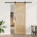 vidaXL Posuvné dvere ORKDAL 83 x 232 cm Borovicový masív