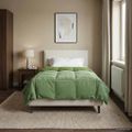 vidaXL Prikrývka na celý rok 140 x 220 cm 4 ročné obdobia Zelená