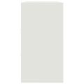 vidaXL Komoda biela 99x39x73 cm oceľ