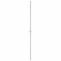 vidaXL Vnútorné dvere 93x201,5 cm biele ESG sklo a hliník