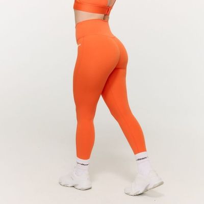 Dámske legíny High-waist Limitless Orange - GymBeam, veľkosť S, veľkosť oblečenia S